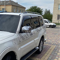 Дефлектори дверей, вітрові (без хром-канту) Mitsubishi Pajero Wagon IV (2007-2019)