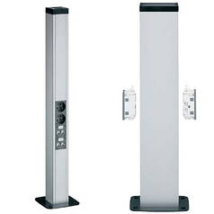 Міні-колонна ELN HAGER DA 200-80, висота 650мм, профіль 68x98мм, біла