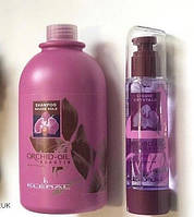 Клерал Шампунь для волосся з олією орхідеї 1000 мл + Сироватка для кінчиків з олією орхідеї 100 мл