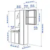 IKEA Меблі для ванної кімнати, комплект 13шт ENHET / TVÄLLEN (194.301.04), фото 6