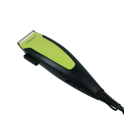 Машинка для стрижки волосся Maestro MR-656C-GREEN з насадками | Тример Маестро