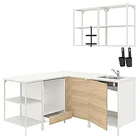 IKEA Угловая кухня ENHET (093.379.55)