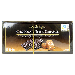 Шоколад солона карамель Маітре Maitre Truffaut Chocolate thins caramel 200g 16шт/ящ (Код: 00-00012439)