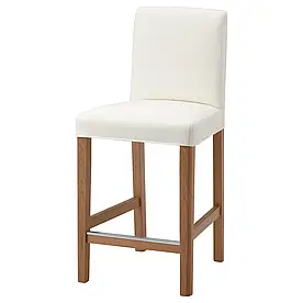 IKEA Барний стілець зі спинкою BERGMUND (193.847.10)