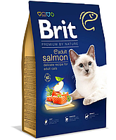 Brit Premium by Nature корм для котів з лососем 8 кг