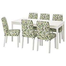 IKEA Стіл та 6 стільців EKEDALEN / BERGMUND (294.082.30)