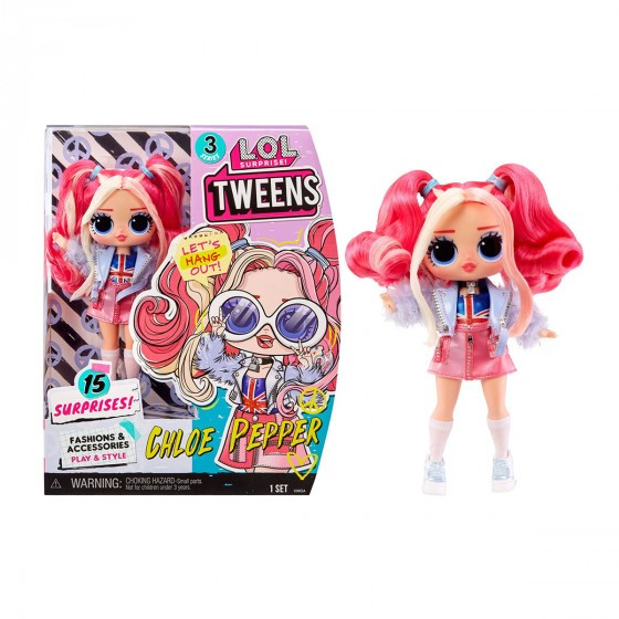 Лялька Лол Твінс підлітки Хлоя Пеппер LOL Surprise Tweens Series 3  Fashion Doll Chloe Pepper 584056