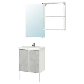 IKEA Меблі для ванної кімнати набір 11 шт ENHET / TVÄLLEN (393.375.86)