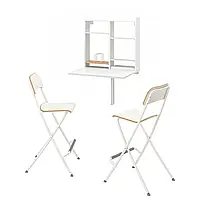 IKEA Стол и 2 стула NORBERG / FRANKLIN (694.816.95)