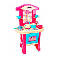 Велика дитяча кухня з посудом, духовкою 18 предметів "Моя перша кухня" ТехноК 3039TXK, фото 5