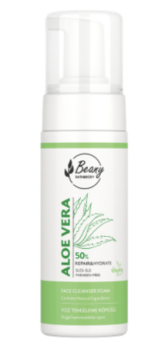 Очищаюча пінка для вмивання з алое вера Beany, 150 мл