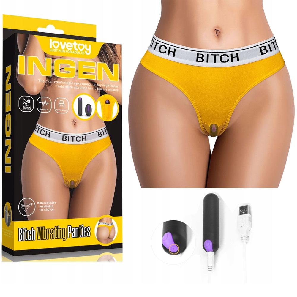 Вібро труси з пультом Bitch Vibrating Panties Розмір М талія 71-81 см