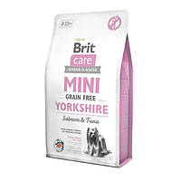 Сухой корм для собак Brit Care Grain-free Mini Yorkshire Salmon & Tuna 2 кг Акция