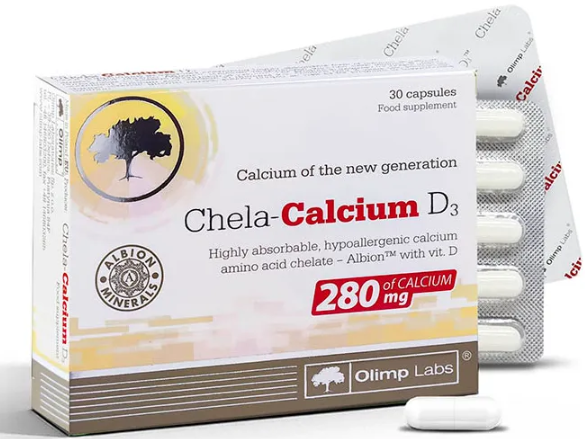 Кальцій Д3 Olimp Chela-Calcium D3 30 капс