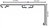 Дворядний профіль для штор на шнуровому керуванні з декоративною фасадною планкою (Arlinia), фото 4