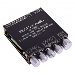 Аудіопідсилювач 2.1 Sinilink XY-S100H 2x50W + 1x100W з Bluetooth і темброблоком