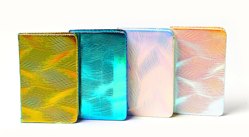 Блокнот на гумці шкір\зам. "Зигзаг" 80 аркушів, 7.5*10.5см, клітина, в пакуванні 24шт, фото 1