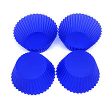 Силіконові формочки MagicKitchen №503 великі для маффінів та кексів набір 4 шт