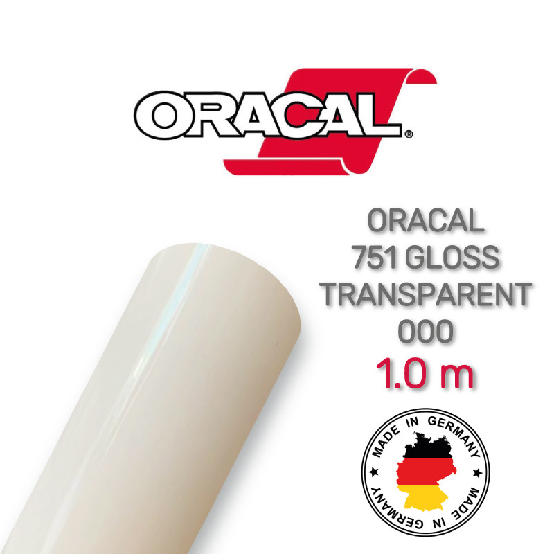 Oracal 751 000 Gloss Transparent (Прозора глянсова плівка) 1 m
