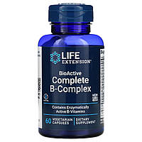 Витамины и минералы Life Extension BioActive Complete B-Complex, 60 вегакапсул