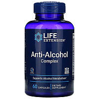 Витамины и минералы Life Extension Anti-Alcohol Complex, 60 капсул
