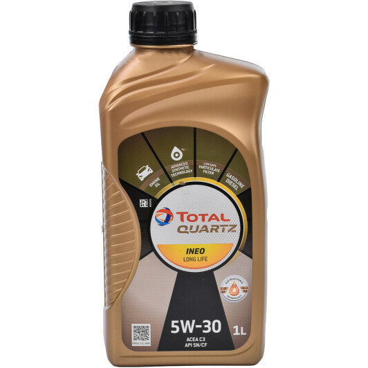 Олива моторна TOTAL 5W30 Quartz Ineo LongLife 1л