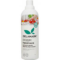 Новинка Средство для мытья овощей и фруктов DeLaMark с антибактериальным действием 1 л (4820152332349) !