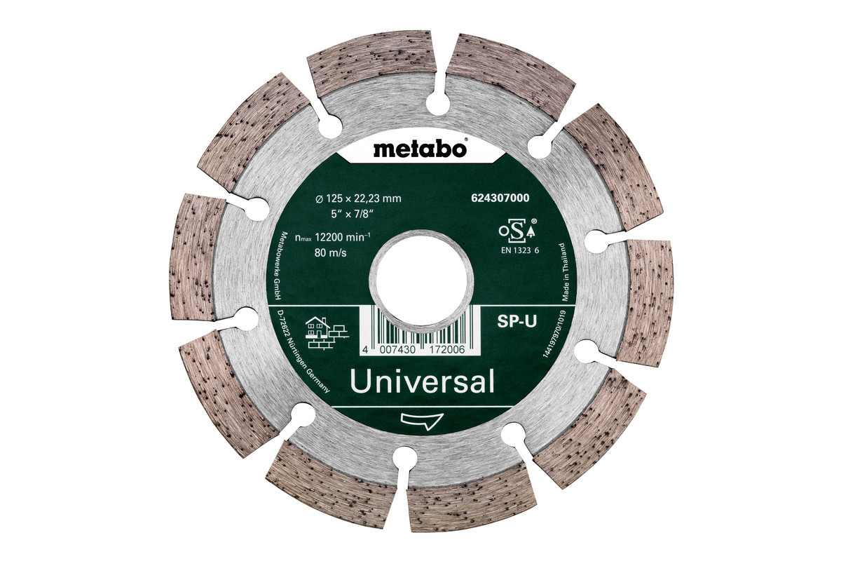 Диск алмазний сегментний Metabo Promotion 125 мм (624307000)