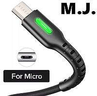 Кабель для быстрой зарядки телефона смартфона USB - micro USB 1м. Зарядный провод шнур microUSB микро ЮСБ UM4B