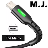 Кабель для швидкого заряджання телефону смартфона USB – micro USB 1м. Зарядний провід шнур microUSB мікро ЮСБ UM4B