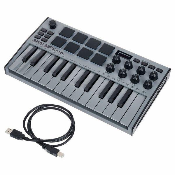 MIDI-клавиатура AKAI MPK MINI MK3 Gray купить недорого в