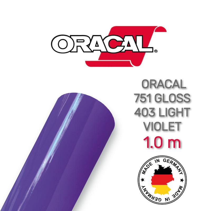 Oracal 751 403 Gloss Light Violet 1 m (Світло-фіолетова глянцева плівка)