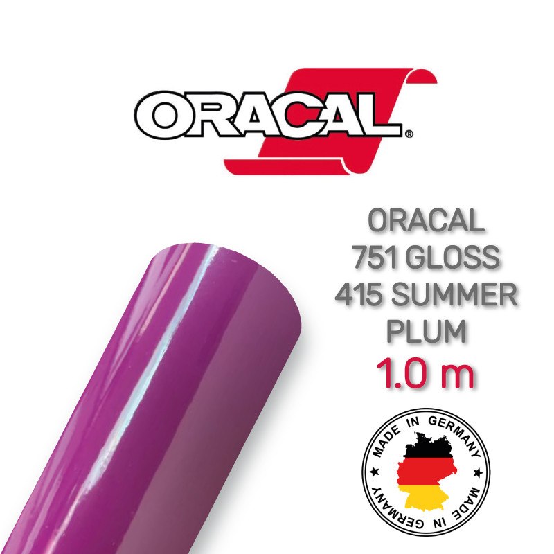 Oracal 751 415 Gloss Summer Plum 1 m (Річна сливова глянцева плівка)