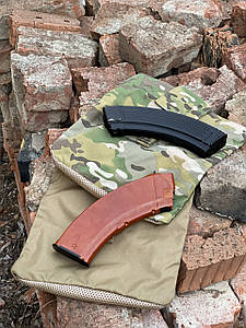 Сумка для скидання магазинів у кольорі Multicam виробництва ISARM на липучці, матеріал з водостійким покриттям