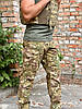 Костюм з капюшоном забарвлення Multicam від ISARM для військовослужбовців, не утеплений, розмір XL, фото 10