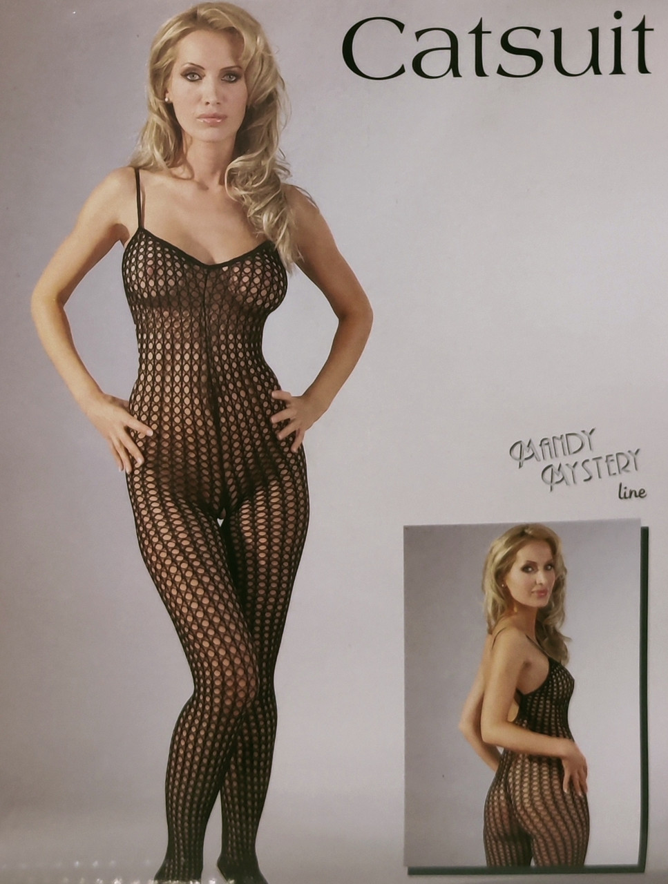 Catsuit боді-комбінезон чорний M/L