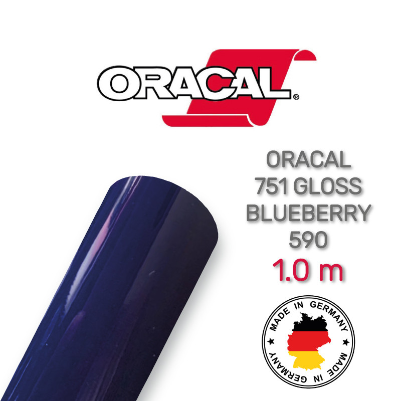 Oracal 751 590 Gloss Blueberry 1 m (Чорнична глянсова плівка)