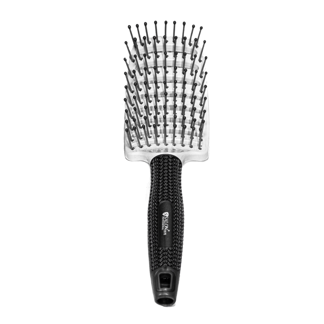 Щітка для волосся масажна продувная вигнута Salon Professional 0076
