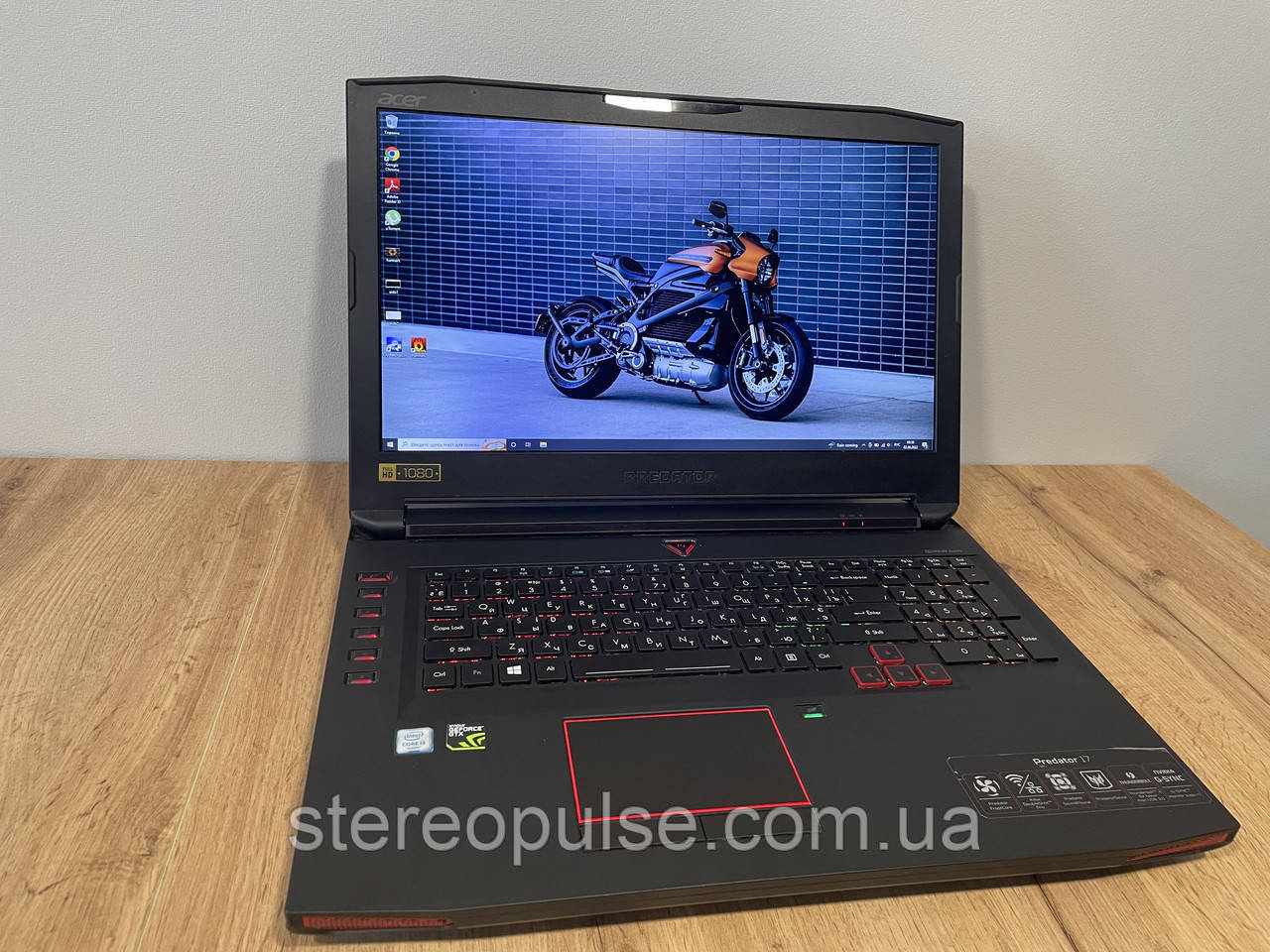 Ігровий ноутбук  Acer Predator 17(N15P4): i5-6300HQ/GTX1070(8Gb)/ 8Gb DDR4/ 512 SSD M2
