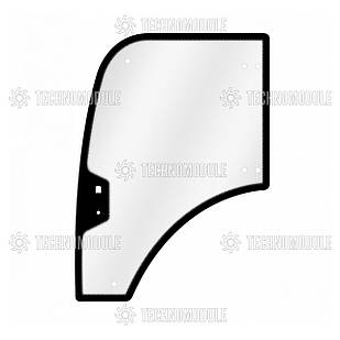 Скло двері лівої YTO SK244