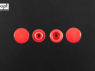 Кнопки пластик Т-5, 11,7 мм, кол. D35 червоний (1000 шт / уп.)