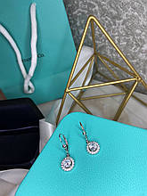 Сережки Тіффані французька застібка Срібло 925 проби топ