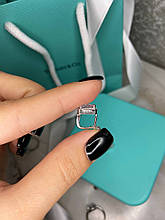 Сережки срібні Тіффані багетні Англійський замок топ