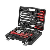 Набір інструментів професійний 1/2" - 1/4" 72 од. INTERTOOL ET-6073