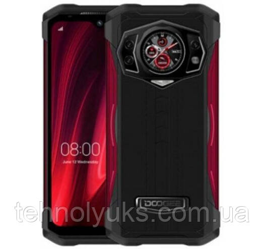 Смартфон Doogee S98 8/256Gb Red, 64+20+8/16 Мп, 6000 мА·год, 2sim, 6.3" IPS, 8 ядер, 4G, фото 1
