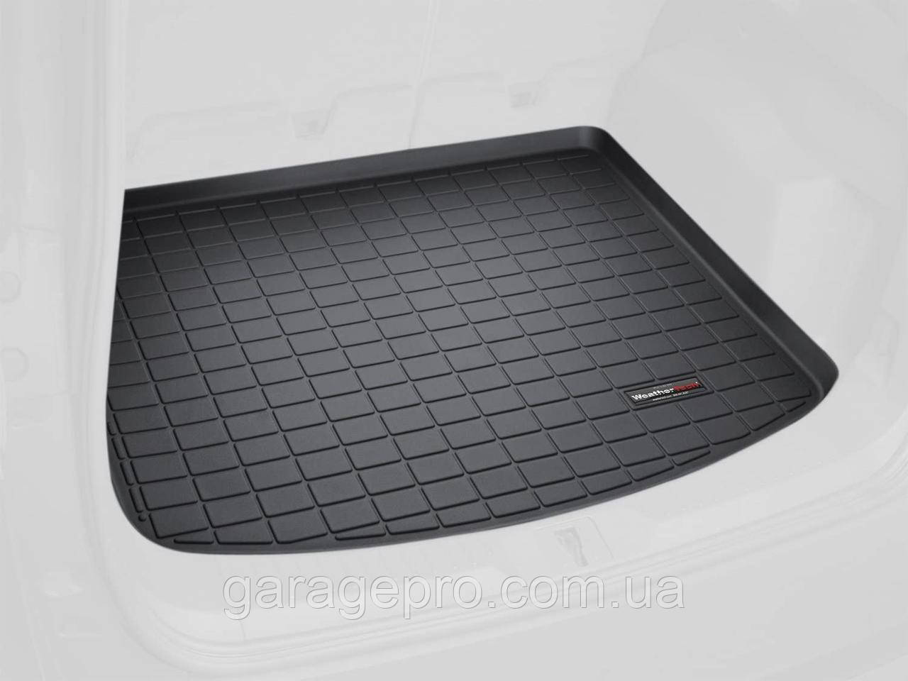Чорний гумовий килимок WeatherTech у багажник Porsche Cayenne 2012-17 (стандартний аудіо Bose)