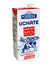 Молоко POLMLEK UCHATE Mleko UHT 3,2%, 1 л
