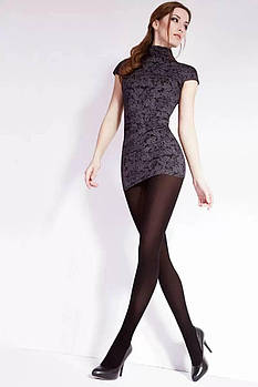 Колготи 100 ден з мікрофібри Giulia Blues 100 чорного кольору розміри 2 3 4 5