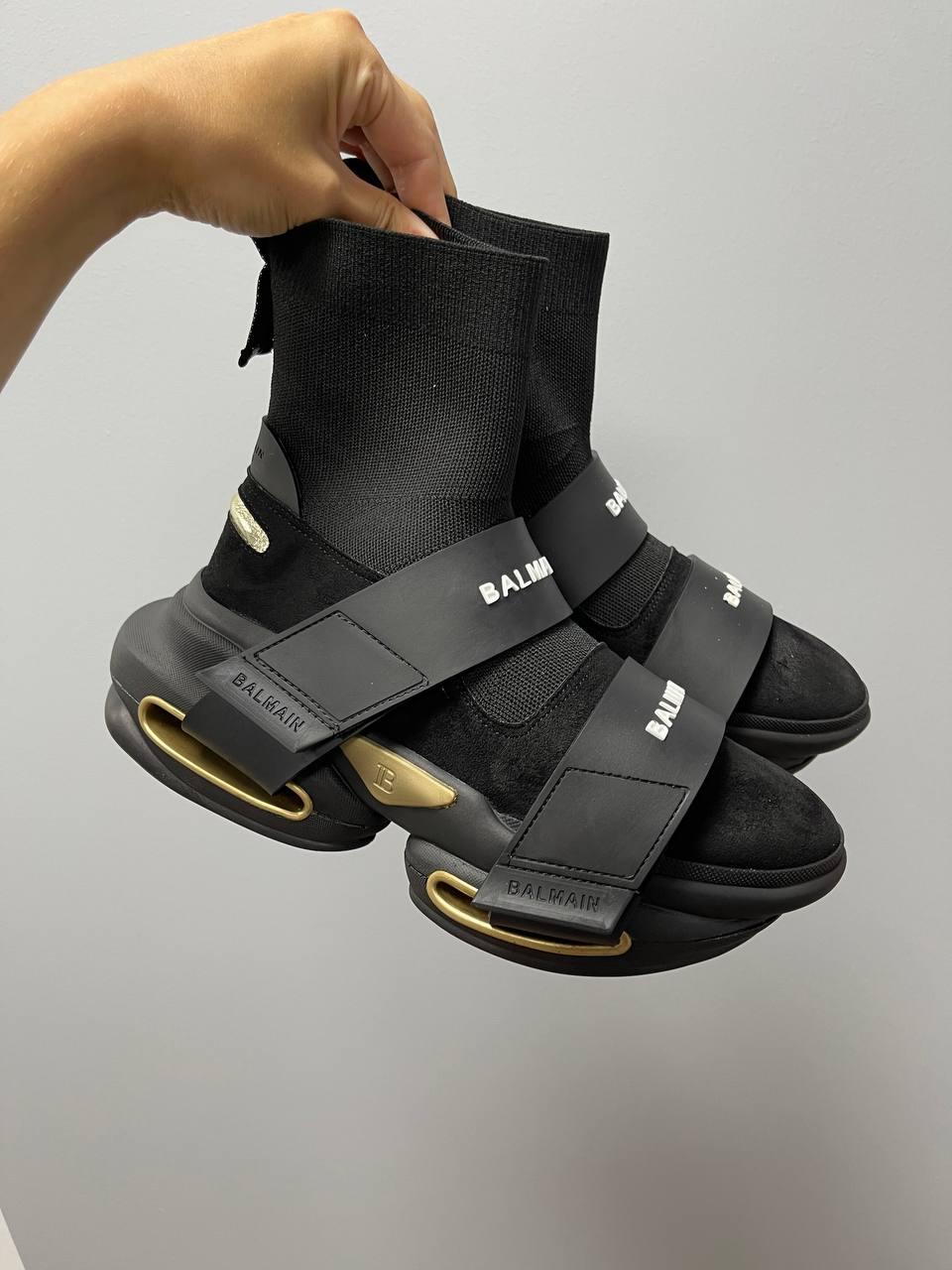 Жіночі Кросівки Balmain Black Gold 36-37-38-39-40