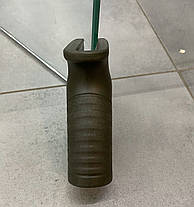 Рукоятка пістолетна для AK 47/74, гумова GRIP DLG-098-green, колір Олива, з відсіком для батарейок, фото 3